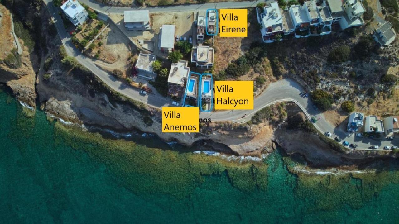 Anemos-Halcyon-Eirene Villa Mochlos Luaran gambar